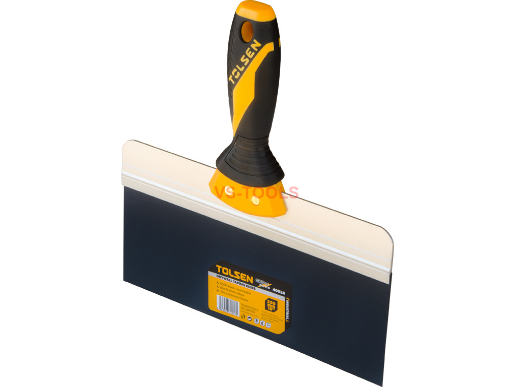 10in Blue Steel Drywall Finishing Paint Scraper Premium Taping